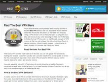 Tablet Screenshot of bestvpnsites.com